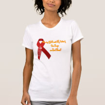 Wearing Red Until my Soldier is Home-g/f T-shirt