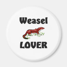 Weasel Lover Fridge Magnets