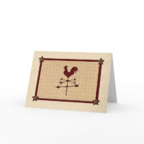 Weather Vane Thinking Of You Card (Large Print)