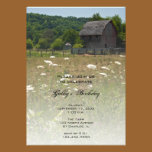 Weathered Barn Country Birthday Party Invitation invitations