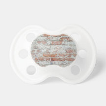 Weathered Brick Wall Pacifier