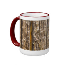 Weathered Fence Wood Mug