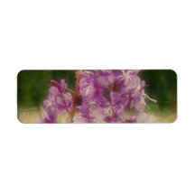 Weathered Fireweed Return Address Label