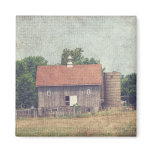 Weathered Wooden Barn Magnet