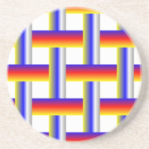 Weave Bars Drink Coaster