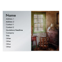 Weaving - In the weavers cottage Business Card Template