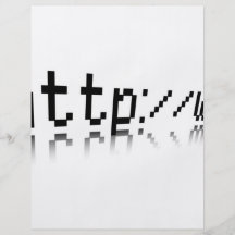 web block text on white background flyers