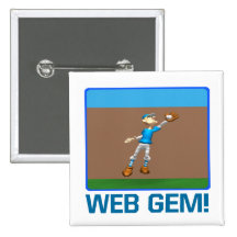 Web Gem Pinback Buttons