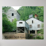 Webb's Mill Poster
