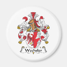 Wechsler Family Crest Refrigerator Magnet