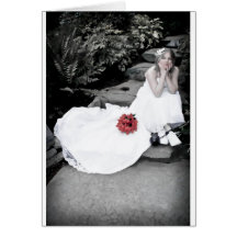 WedBouquetR091810StairsBW Cards