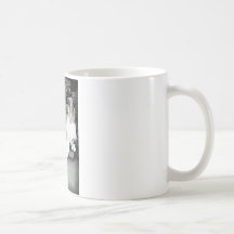 WedBouquetR091810StairsBW Mug