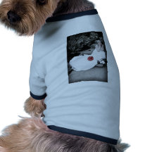 WedBouquetR091810StairsBW Pet Tee Shirt