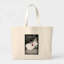 WedBouquetR091810StairsBW Tote Bag