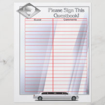 Wedding Album Guestbook Pages (Loose-leaf inserts) Full Colour Flyer