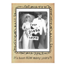 Wedding Anniversary Party Custom Invite