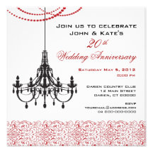 Wedding Anniversary Party Invite