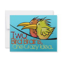 Wedding Announcement, 2 Birds on a Wire, Funny