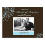 Wedding Announcement Card Postcards