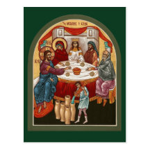 Wedding at Cana Prayer Card Postcards