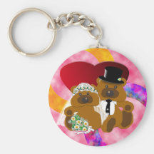 Wedding Bears Collection Keychain