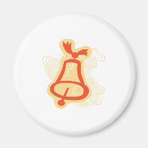 Wedding Bells design Refrigerator Magnet
