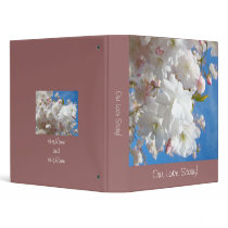 Wedding binder Our Love Story Brides Blossoms