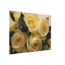 Wedding bouquet canvas print