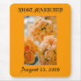 wedding bouquet,  JUST MARRIED Mousepad