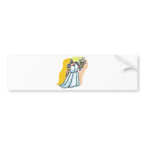 Wedding Bridal 12 Bumper Stickers