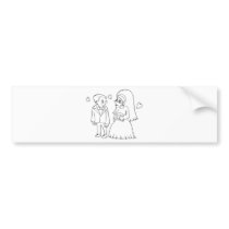 Wedding Bride 24 Bumper Sticker
