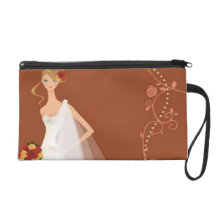 Wedding Bride Wristlet Clutches
