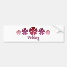 Wedding Bumper Stickers