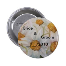 wedding butoon pinback button