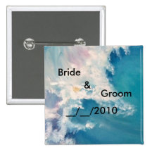 wedding butoon pinback button