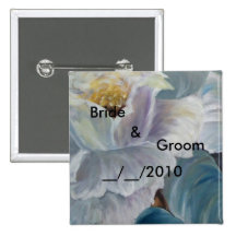 wedding butoon pinback button