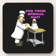 Wedding Cake 5 Drink Coaster