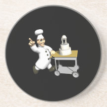 Wedding Cake Beverage Coaster
