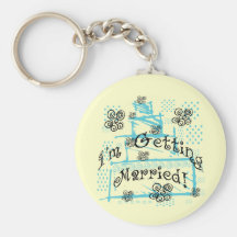 Wedding Cake Bride Tshirts and Gifts Key Chain