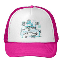 Wedding Cake Bride Tshirts and Gifts Trucker Hats