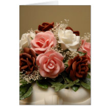 Wedding cake card
