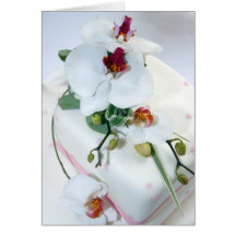 Wedding cake card