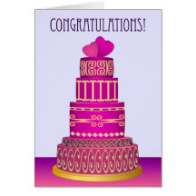 Wedding Cake Greeting Card