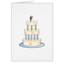 Wedding Cake Greeting Card