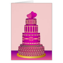 Wedding Cake Greeting Card