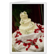 Wedding Cake Greeting Card