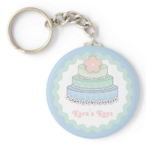 Wedding Cake Key Chain