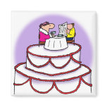 Wedding Cake Magnets