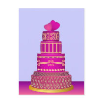 Wedding Cake Postcards