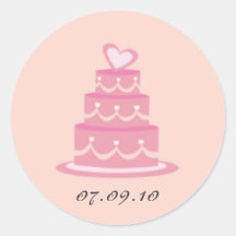 wedding cake sticker